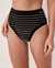AQUAROSE HORIZON High Waist Bikini Bottom Stripes 70300262 - View1