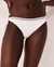 LA VIE EN ROSE AQUA TRUE LOVE Recycled Fibers Brazilian Bikini Bottom White 70300270 - View1
