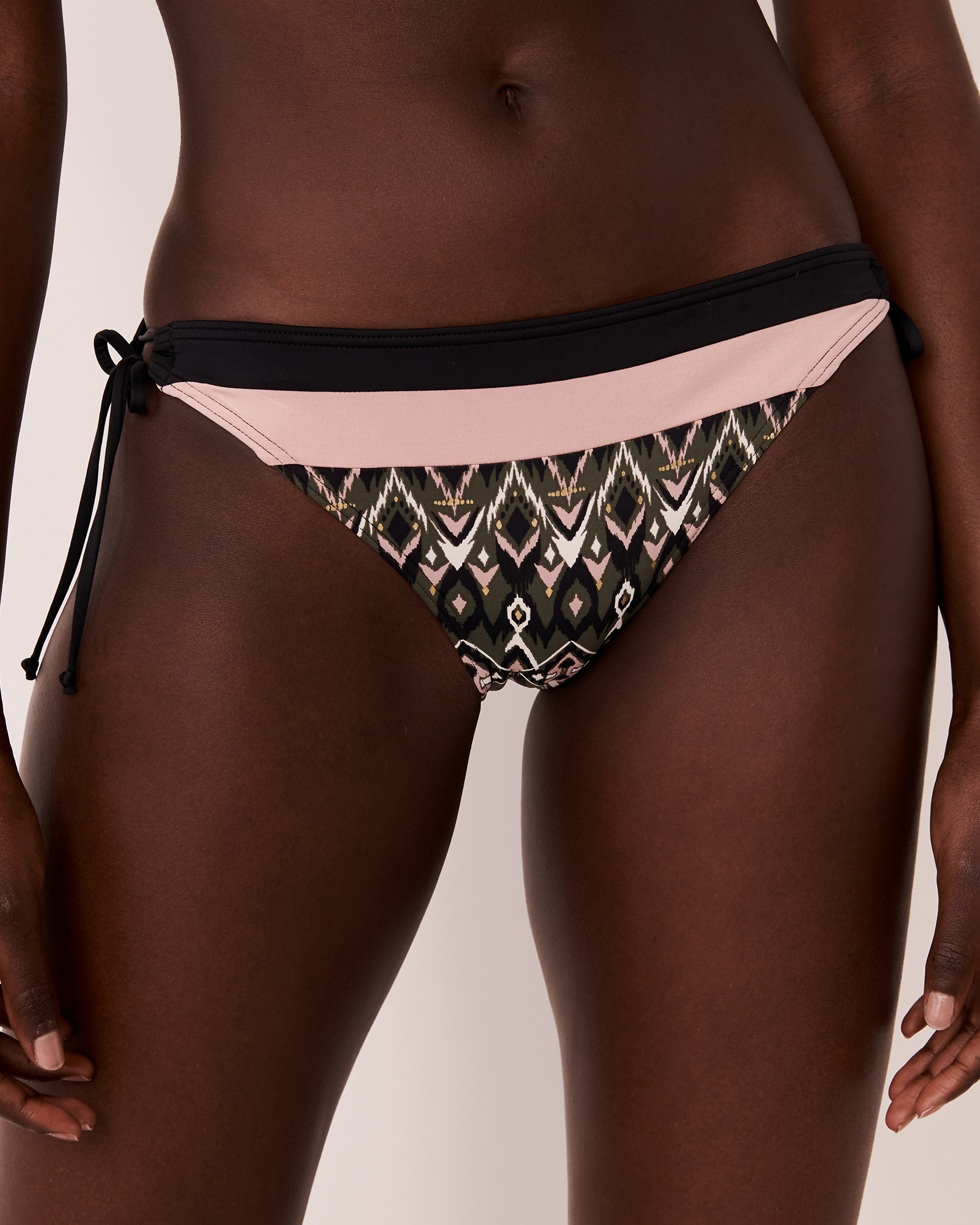 LA VIE EN ROSE AQUA LUMINOUS Side Tie Bikini Bottom Luminous print 70300275 - View1