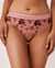LA VIE EN ROSE Microfiber Sleek Back Bikini Panty Pink floral 20300144 - View1