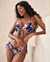 LA VIE EN ROSE AQUA HAWAII Push-up Bikini Top Floral 70100333 - View1