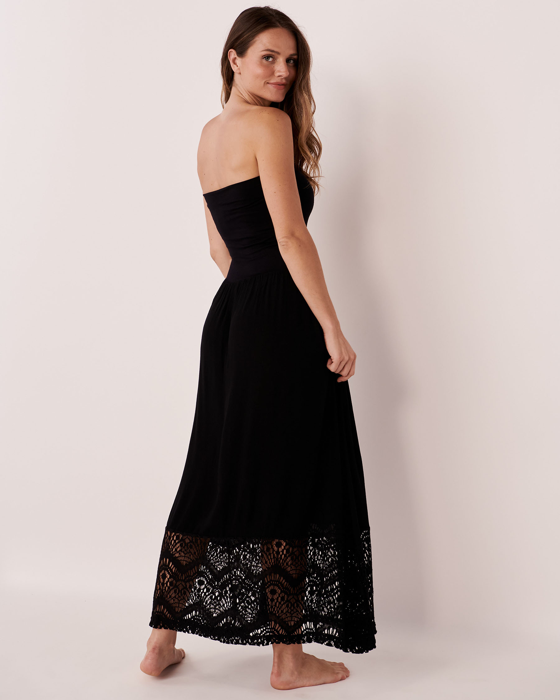 LA VIE EN ROSE AQUA Two-way Skirt-Dress Black 80200017 - View3