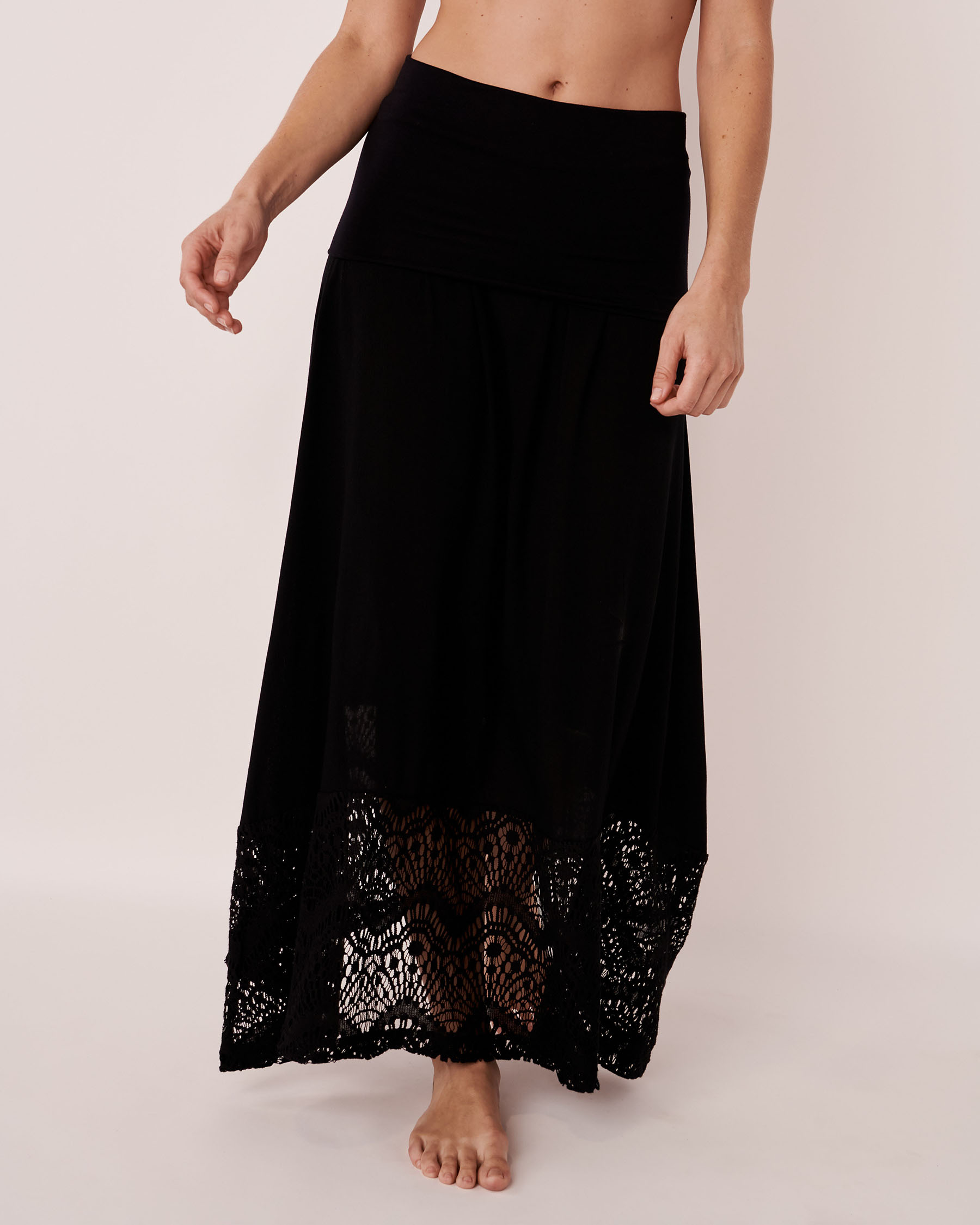 LA VIE EN ROSE AQUA Two-way Skirt-Dress Black 80200017 - View4