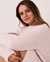 LA VIE EN ROSE Cable-knit Chenille Long Sleeve Dress Lilac cloud 50400030 - View1