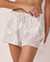 LA VIE EN ROSE Super Soft Lace Detail Shorts Romantic grey floral 40200354 - View1