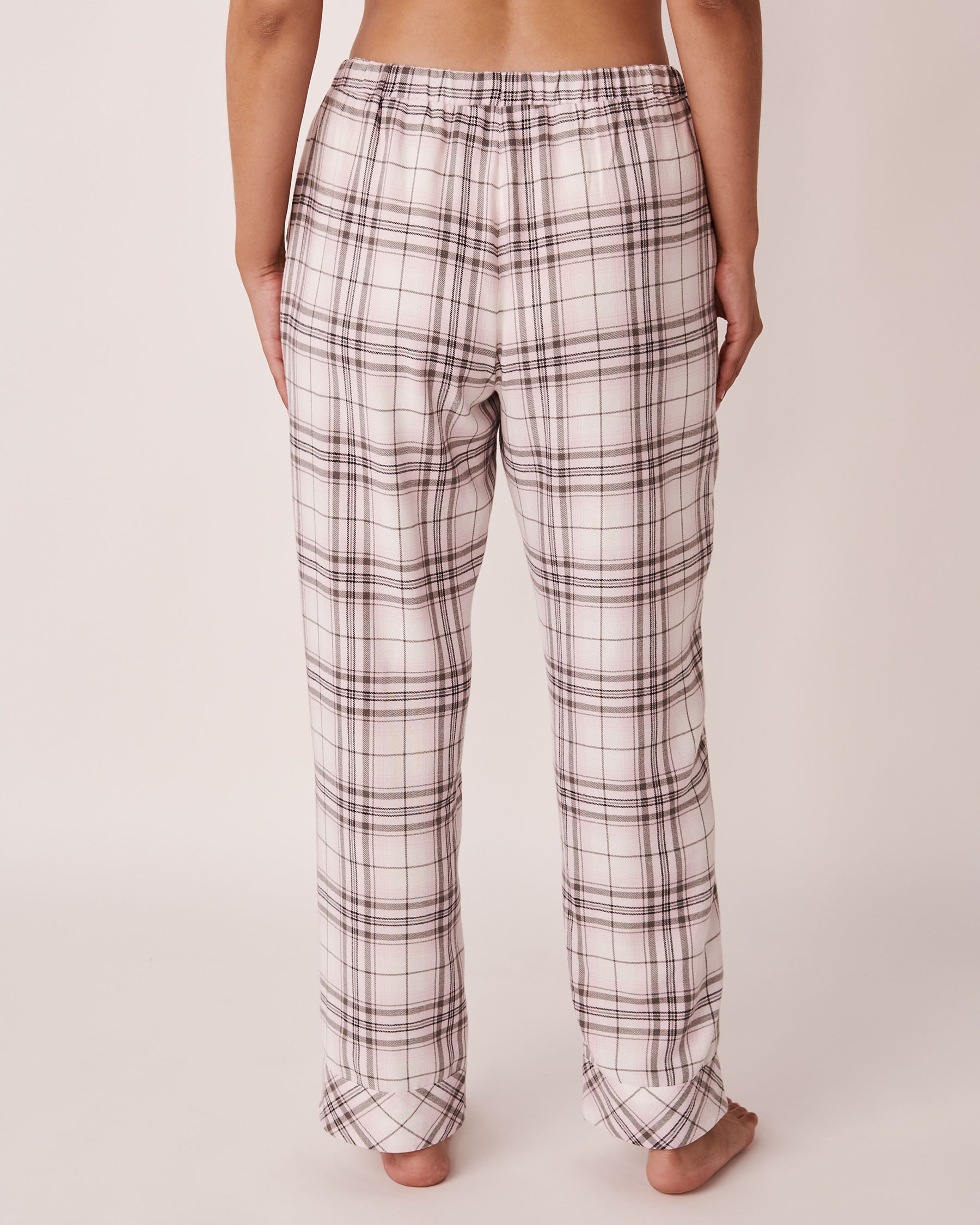 LA VIE EN ROSE Pantalon de pyjama à carreaux Carreaux lilas 40200363 - Voir2