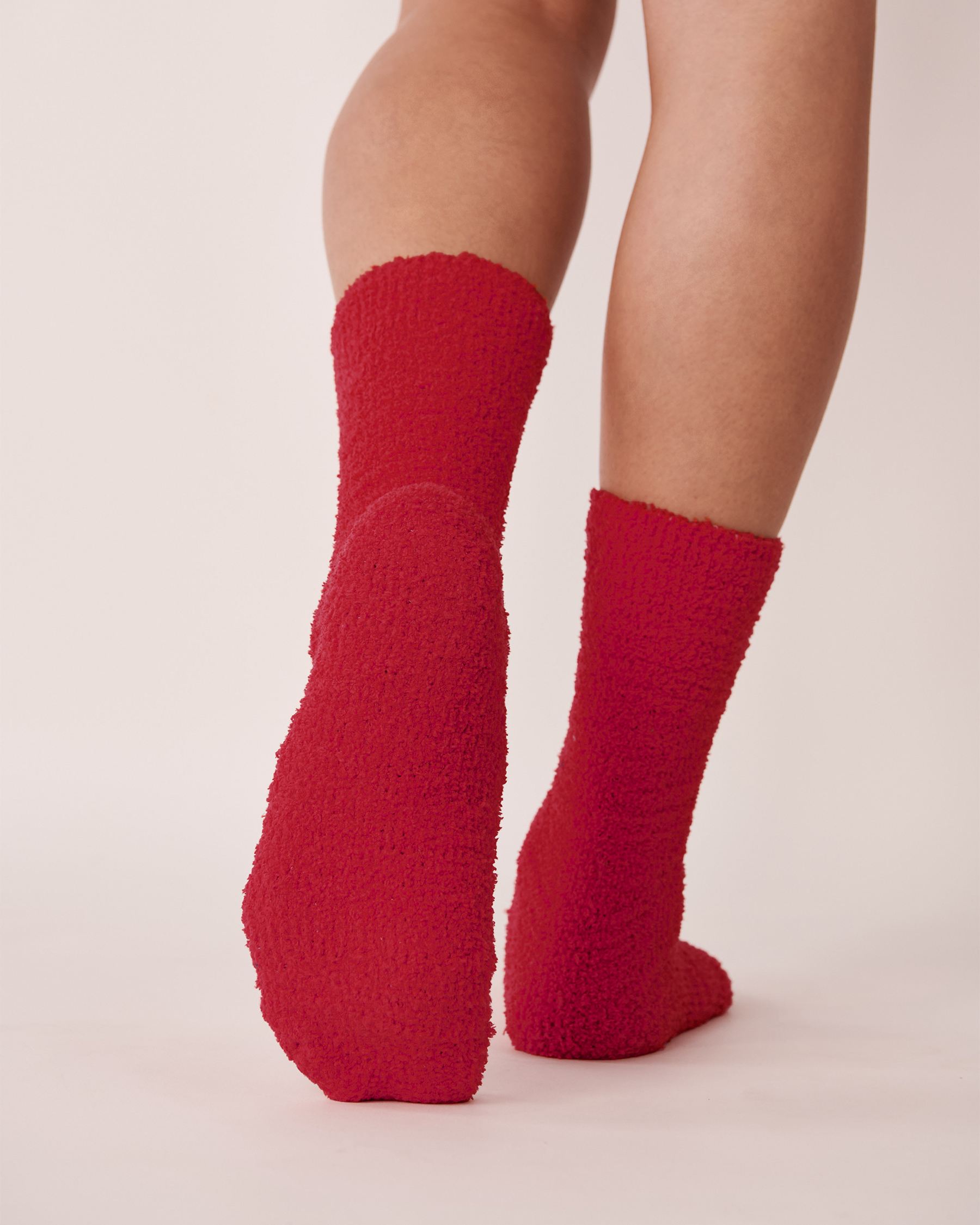 LA VIE EN ROSE 2 Pairs of Recycled Socks Red 40700233 - View3