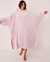 LA VIE EN ROSE Plush Oversized Hoodie Pink cable knit 40700247 - View1