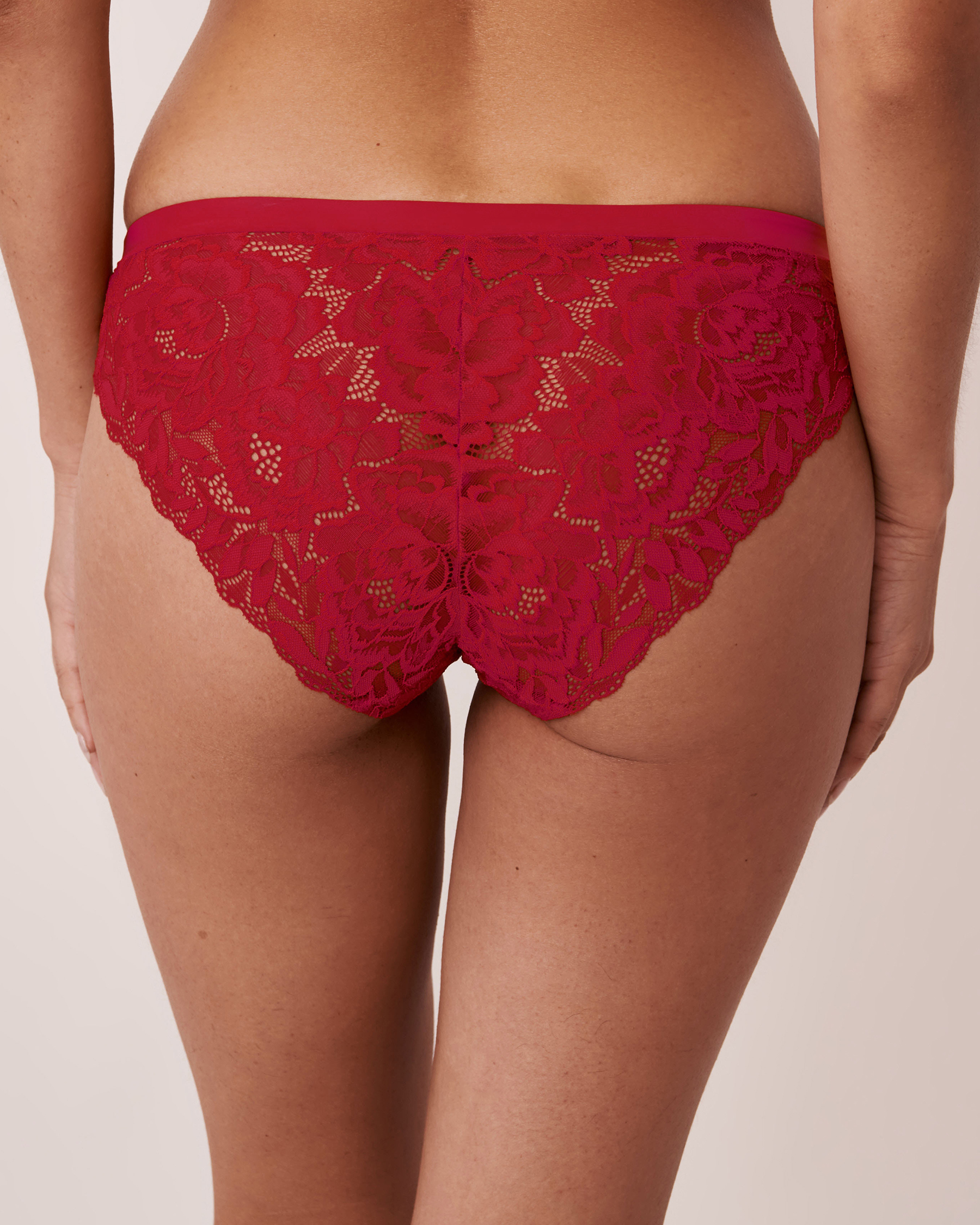 LA VIE EN ROSE Lace Bikini Panty Candy red 20300168 - View2