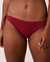 LA VIE EN ROSE AQUA BEET Brazilian Bikini Bottom Beet red 70300320 - View1