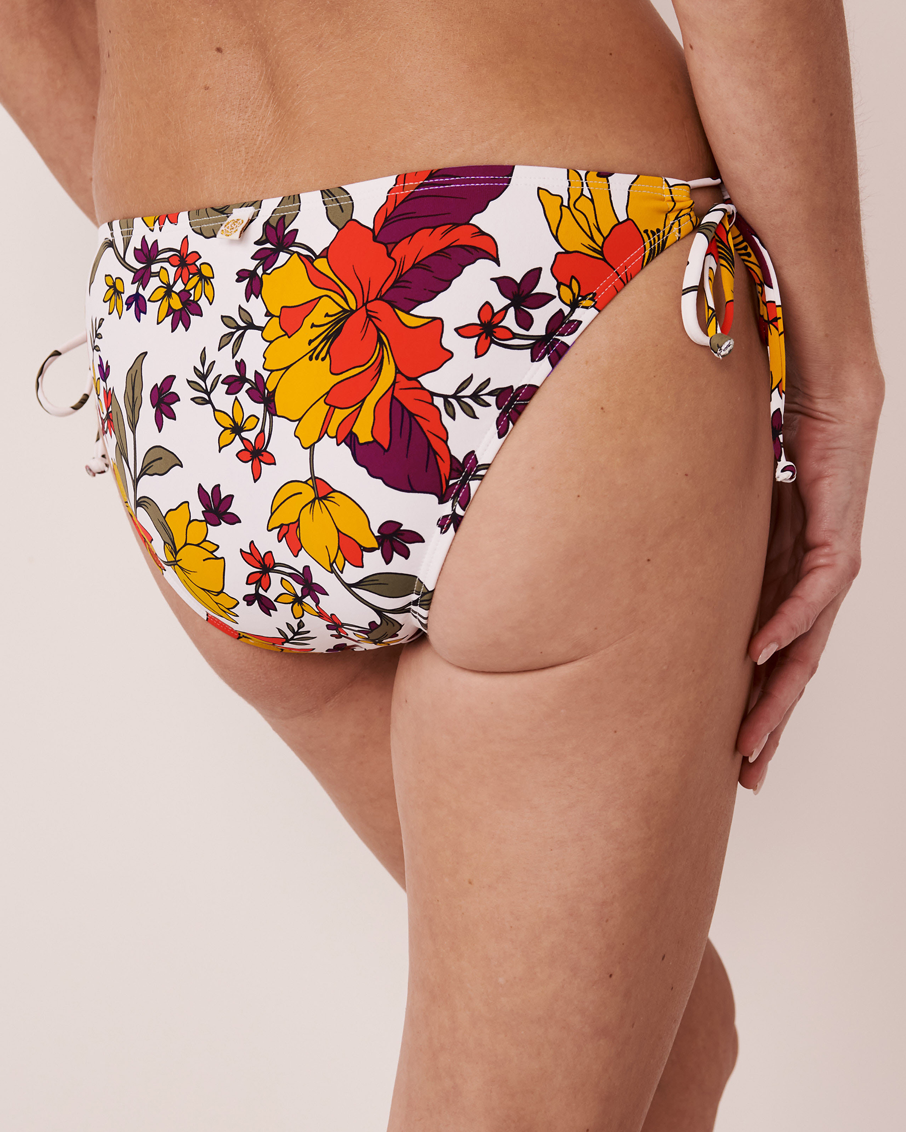 LA VIE EN ROSE AQUA SUNSET Brazilian Bikini Bottom Floral 70300327 - View2