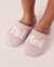 LA VIE EN ROSE Plush Clog Slippers Lilac 40700133 - View1