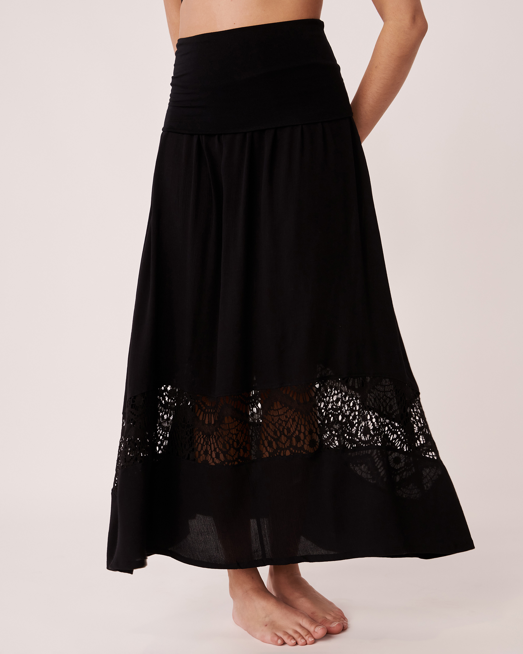 Two-way Skirt-Dress - Black | la Vie en Rose