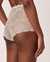 LA VIE EN ROSE Culotte bikini taille haute dentelle Sauge 20300085 - View1