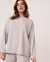 LA VIE EN ROSE Recycled Fibers Long Sleeve Shirt Medium grey 50100029 - View1