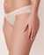LA VIE EN ROSE Cotton and Scalloped Trim Bikini Panty Sage 20100105 - View1