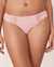 LA VIE EN ROSE Microfiber and Lace Thong Panty Ditsy floral 20200132 - View1