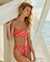 LA VIE EN ROSE AQUA MODERN BOHO Bandeau Bikini Top Diagonal stripes 70100131 - View1