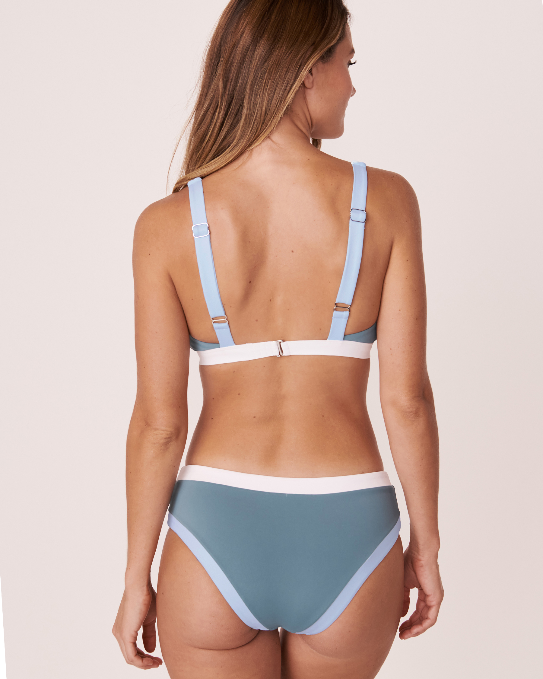 LA VIE EN ROSE AQUA SHADES Triangle Bikini Top Rich blue 70100153 - View2