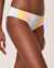 LA VIE EN ROSE AQUA Bas de bikini cheeky en fibres recyclées BREEZY Rayures pastels 70300113 - View1