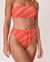 LA VIE EN ROSE AQUA MODERN BOHO High Waist Bikini Bottom Diagonal stripes 70300120 - View1