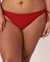 LA VIE EN ROSE AQUA Bas de bikini brésilien PAPRIKA Rouge paprika 70300128 - View1