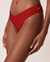 LA VIE EN ROSE AQUA Bas de bikini tanga PAPRIKA Rouge paprika 70300129 - View1