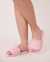 LA VIE EN ROSE Pompon Open Slide Slippers Candy pink 40700161 - View1