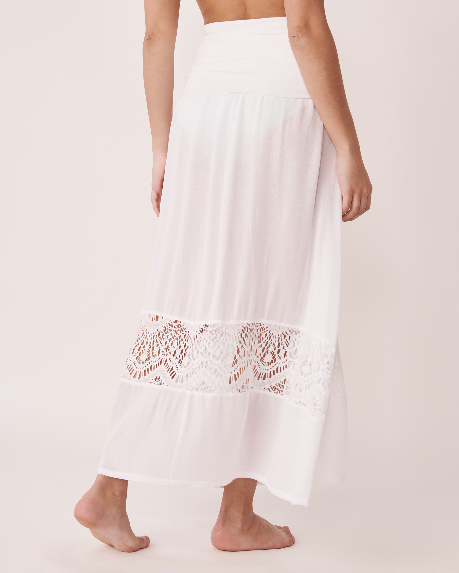 LA VIE EN ROSE AQUA Two-way Skirt-Dress White 80200009 - View5