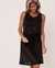 LA VIE EN ROSE AQUA Recycled Fibers Sleeveless Short Dress Black 80300041 - View1