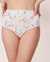 LA VIE EN ROSE Microfiber Sleek Back High Waist Bikini Panty Summer blossom 20300093 - View1