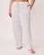 LA VIE EN ROSE Pantalon de pyjama détail de dentelle Fleurs miniatures blanches 40200239 - View1