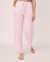 LA VIE EN ROSE Pantalon de pyjama détail de dentelle Vichy rose 40200239 - View1