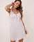 LA VIE EN ROSE Knotted Front Nightie White ditsy floral 40500154 - View1