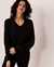 LA VIE EN ROSE Chandail manches longues en tricot doux Noir 50100034 - View1