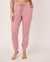 LA VIE EN ROSE Fleece Jogger Pants Dusty pink 50200028 - View1