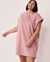 LA VIE EN ROSE Fleece Hooded Dress Dusty pink 50400019 - View1