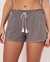 LA VIE EN ROSE Shorts with Tassel Drawstring Charcoal 40200254 - View1