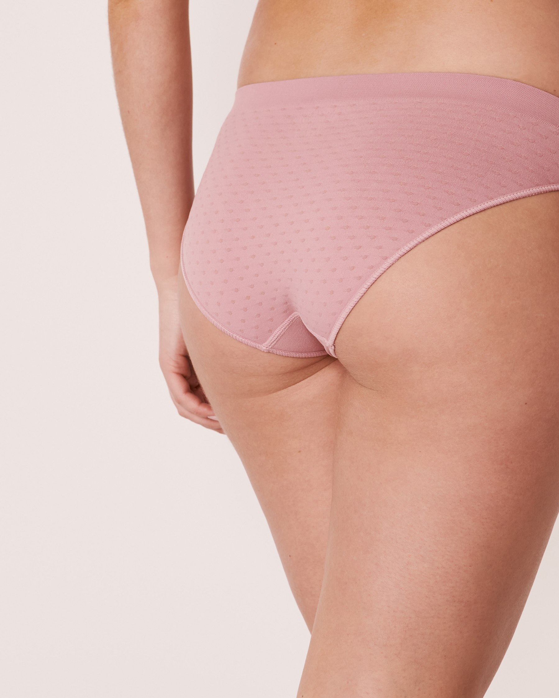 LA VIE EN ROSE Seamless Bikini Panty Dusty pink 20200153 - View2