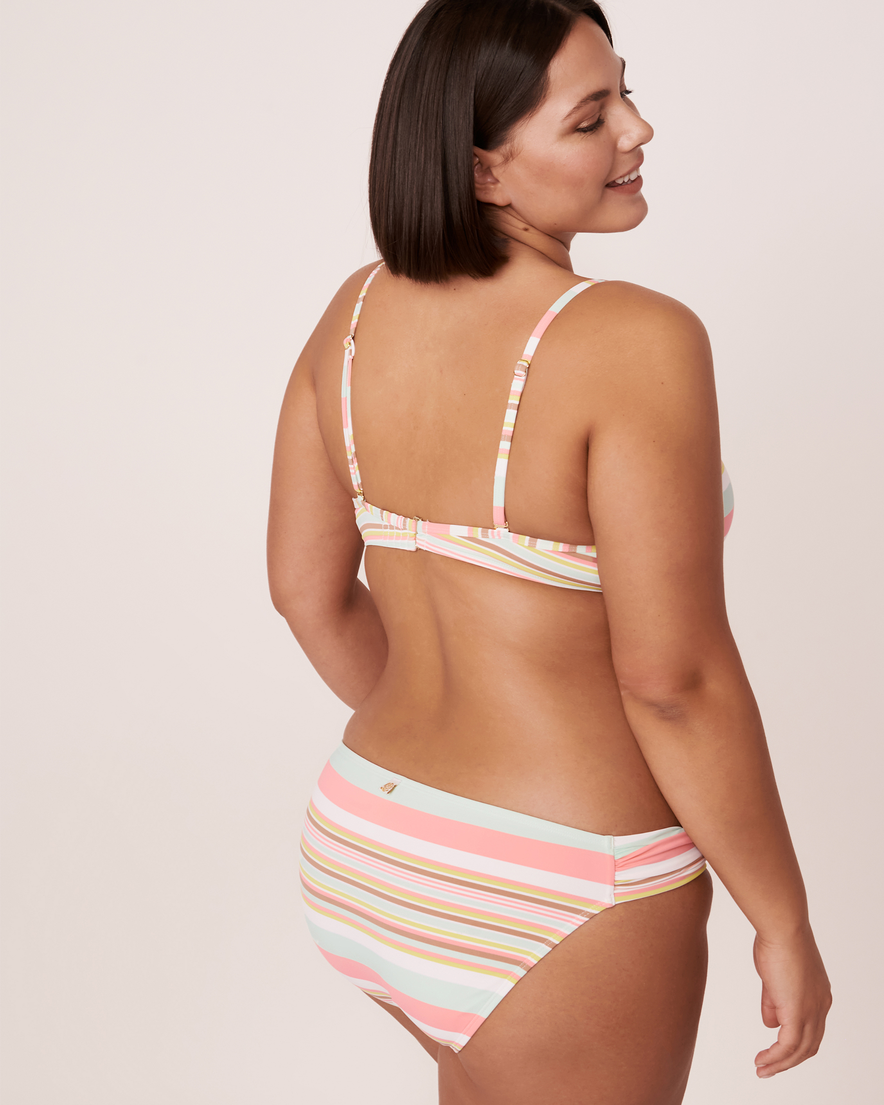 LA VIE EN ROSE AQUA REFRESHFUL Push-up Bikini Top Happy stripes 70100185 - View3
