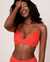 LA VIE EN ROSE AQUA FIERY CORAL Recycled Fibers Push-up Bikini Top Neon 70100207 - View1