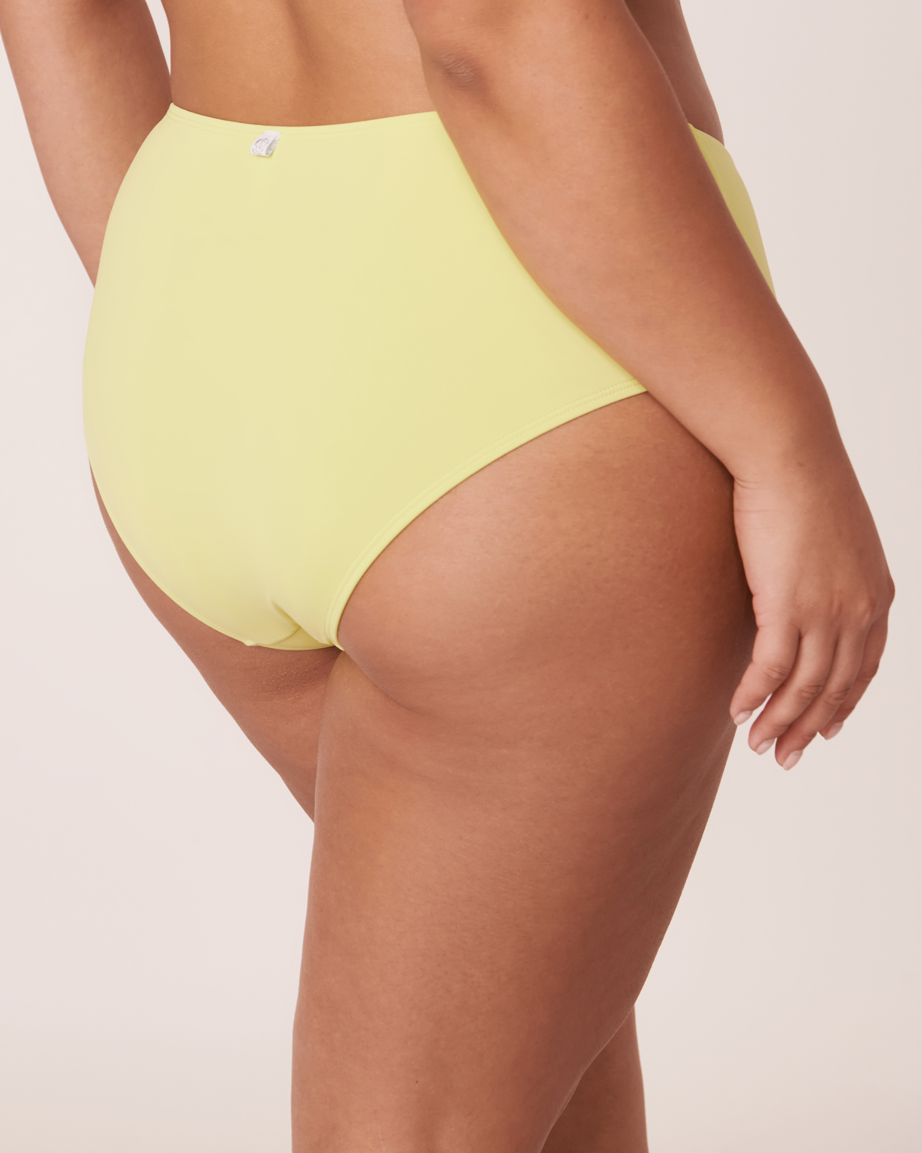 LA VIE EN ROSE AQUA Bas de bikini taille mi-haute en fibres recyclées DAIQUIRI GREEN Lime 70300184 - Voir2