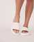 LA VIE EN ROSE Pantoufles à enfiler style sandale Blanc 40700174 - View1