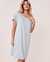 AQUAROSE Short Sleeve Dress with Pockets Dream blue 80300046 - View1