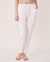 LA VIE EN ROSE Pantalon style jogger Floral blanc brillant 50200035 - View1