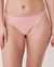 LA VIE EN ROSE Lace Detail Super Soft Thong Panty Spring pink 20100170 - View1