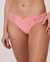 LA VIE EN ROSE Culotte bikini microfibre et dentelle Rose flamingo 20200172 - View1