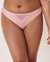 LA VIE EN ROSE Lace and Mesh Brazilian Panty Spring pink 20300111 - View1