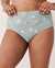 LA VIE EN ROSE Culotte bikini taille haute microfibre effet lissant en fibres recyclées Floral romantique 20300113 - View1