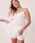 LA VIE EN ROSE Camisole bretelles minces effet étagé Blanc 40100293 - View1